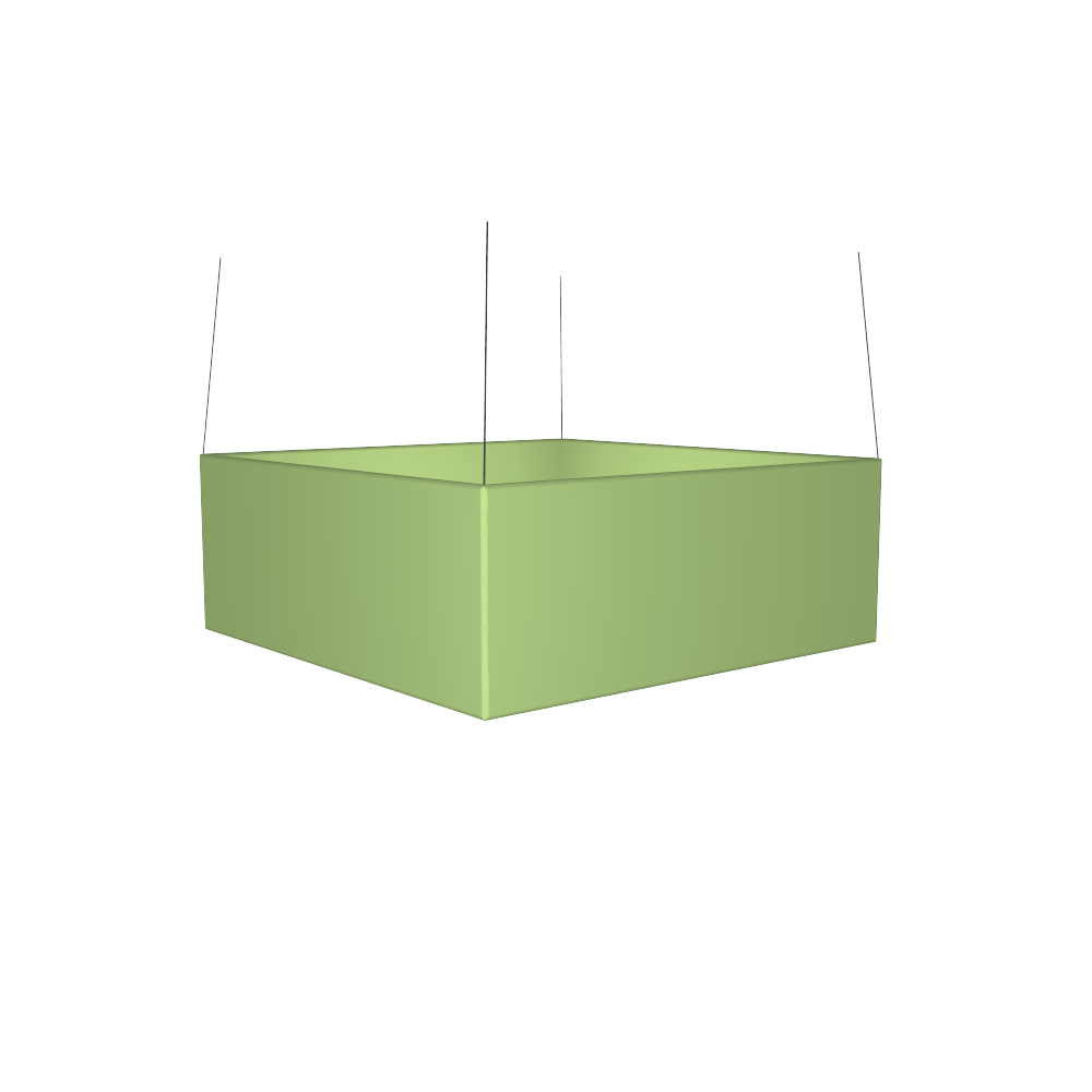 square hanging sign 8×3 graphic