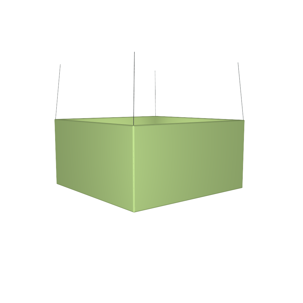 square hanging sign 8×4 graphic