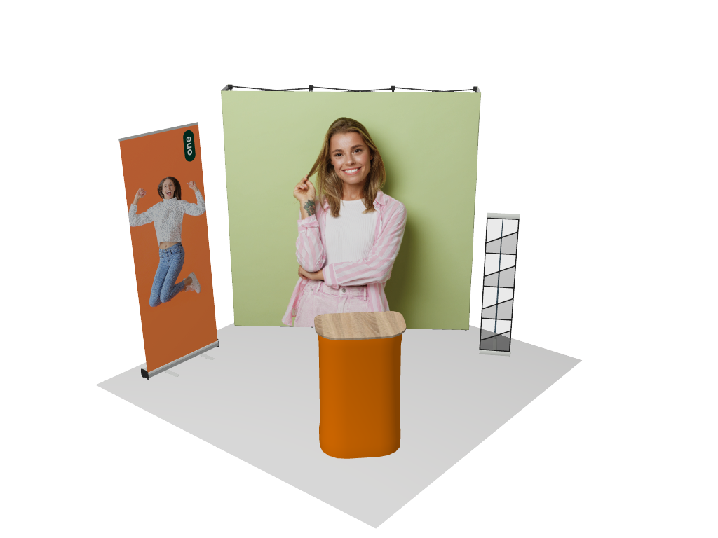 10×10′ tradeshow xtension kit