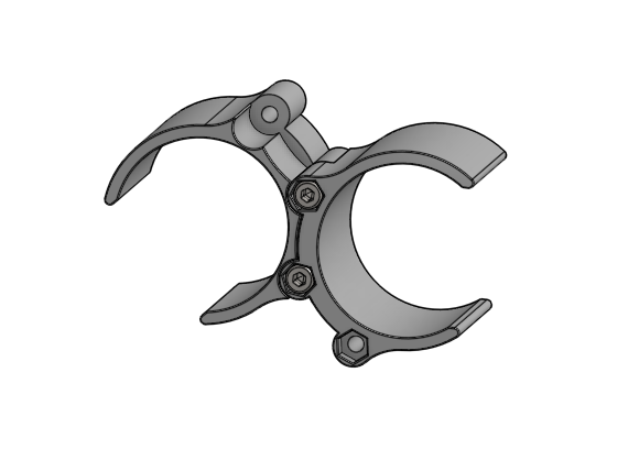 COF077-03 Frame-frame connector contour 135°