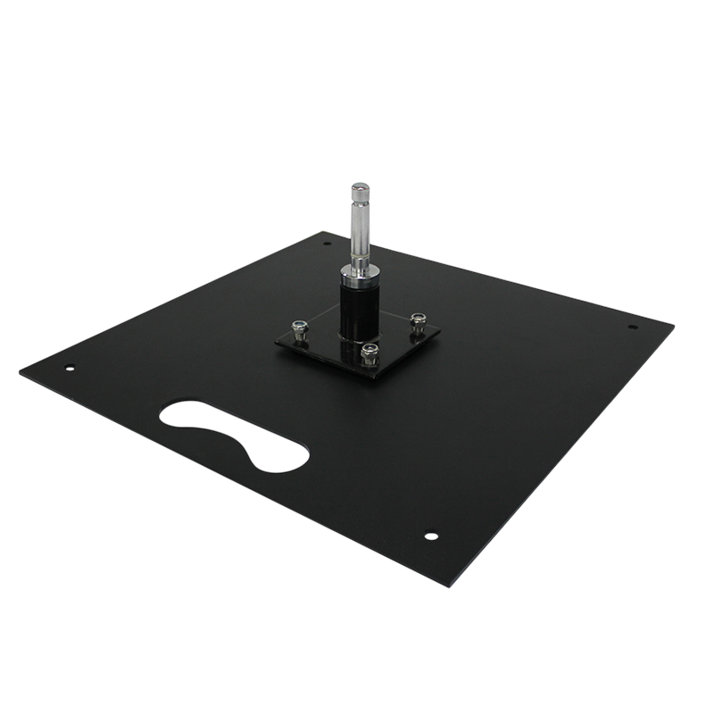 MAT-PIED-PLAT-15 15kg flag base plate with ball bearing axis